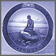 The Motif of this plate is The Little Mermaid. Designed by Kai 