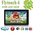 10.2 FlyTouch Superpad 6 Android 4.0.3 ICS Tablet Cortex A8 CPU 16GB 