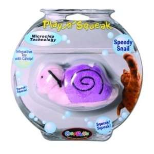  OURPETS PLAY N SQUEAK TOY SPEEDY SNAIL
