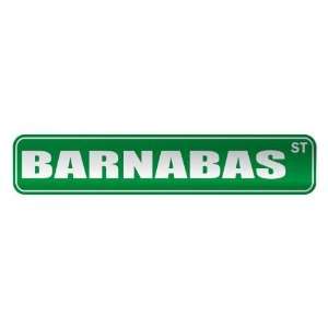   BARNABAS ST  STREET SIGN