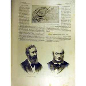  1891 Plaque Appert Lytton Doctor Bouchut French Print 