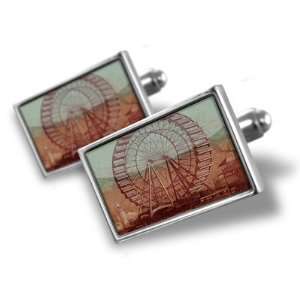 Cufflinks Ferris Wheel Paris funfair, Vintage   Hand Made Cuff Links