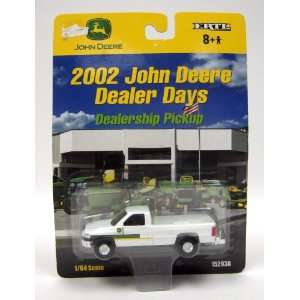  1/64th John Deere Dealership Diecast Pickup w/hitch 