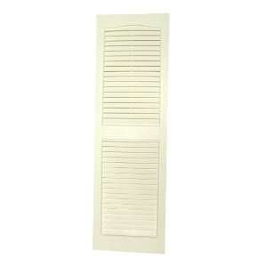 Perfect Shutters IL541451001 14 1/2 Inch by 51 Inch Louvered Cathedral 