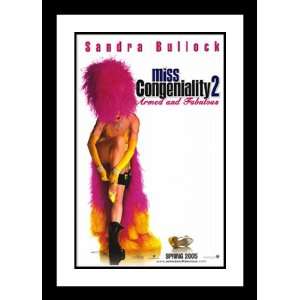  Miss Congeniality 2 Armed 20x26 Framed and Double Matted 