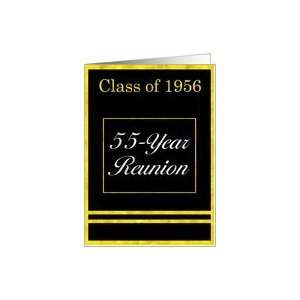  55th Year Reunion Invitation, Class of 1956 Card Health 