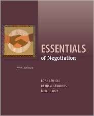   Negotiation, (0073530360), Roy J. Lewicki, Textbooks   