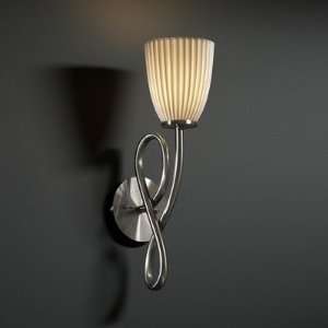 Limoges Capellini One Light Wall Sconce Metal Finish Brushed Nickel 