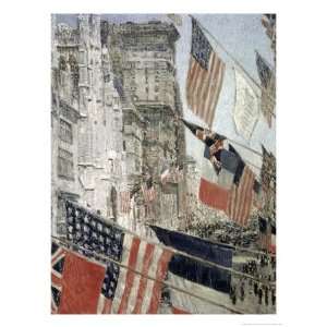 Allies Day, May 1917 Giclee Poster Print by Frederick Childe Hassam 