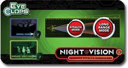   vision goggles allow you to see what happens in the dark. View larger