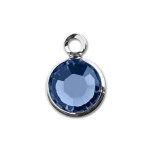  57700 6mm Silver Plated Channel Drop Sapphire