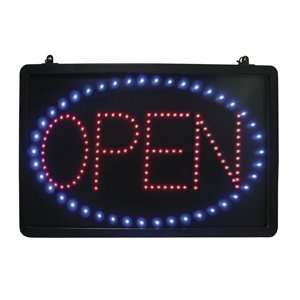  Update International LED OPEN LED Sign   Open with Dust 
