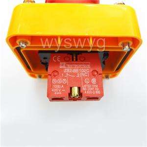 Weatherproof Emergency STOP Push button on off switch  