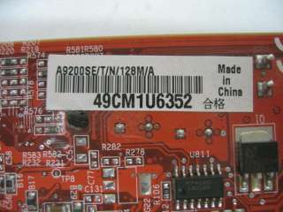 ASUS A9200SE/T/N/128M/A 128MB DDR AGP Video Card w/TV  