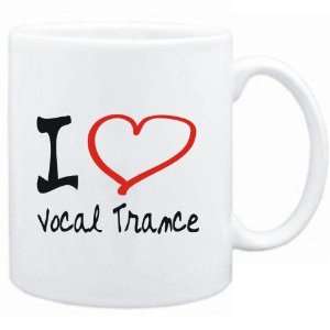  Mug White  I LOVE Vocal Trance  Music