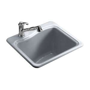 Kohler K 6657 2 FE River Falls Self Rimming Sink with Two Hole Faucet 