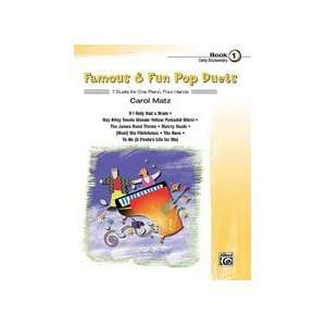  Famous & Fun Pop Duets   Piano   Book 1   Early Elementary 