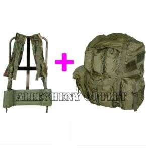 ARMY Large ALICE PACK + USED Frame / Straps / Pad GOOD  
