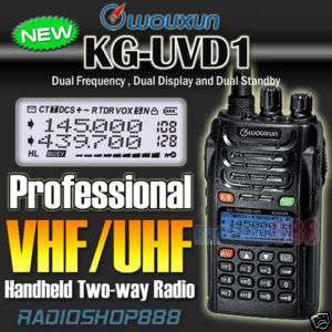 WOUXUN KG UVD1P 136 174 400 480MHz Free Band + Earpiece  