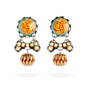 Ayala Bar Earrings   Classic Collection in Crimson, Blue, and Pearly 