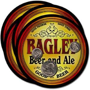  Bagley , WI Beer & Ale Coasters   4pk 