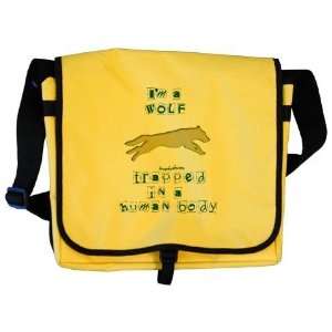  Im a Wolf Funny Messenger Bag by 