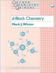 Block Chemistry, (0198556969), Mark J. Winter, Textbooks   Barnes 