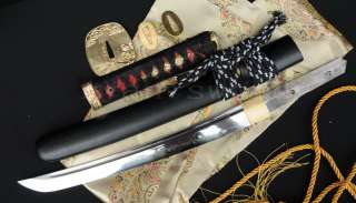   Hand Forged CLAY TEMPERED Japanese Sword TANTO Good Gift#1634  