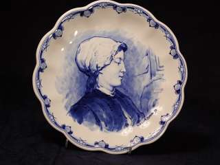 Royal Delft Blue Porcelain Plate 7.5 inches wide  