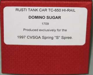 American Flyer Spring S Spree Domino Sugar Tank Car #1709  