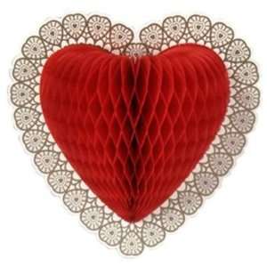  Tissue Heart 12 Inch Decoration