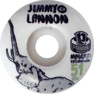  Paradise Magenta Collab Lannon 51mm Skateboard Wheels (Set 