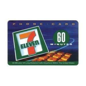 Collectible Phone Card 60m 7 Eleven Logo With Keypad (Connect N 