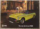 MG MGB Sports Car Sales Brochure Jan 1976 #3041/B