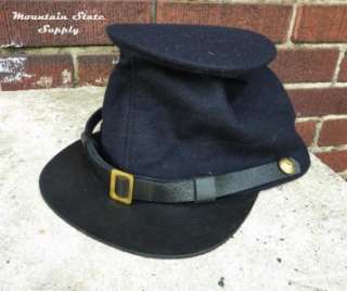 US Civil War Reenactors Union North Army Navy Blue Forage Bummer Hat 