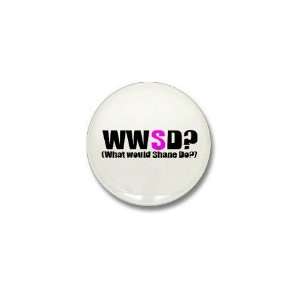  WWSD? Funny Mini Button by  Patio, Lawn & Garden