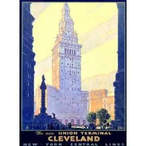   Cleveland New York Central Giclee on acid free paper