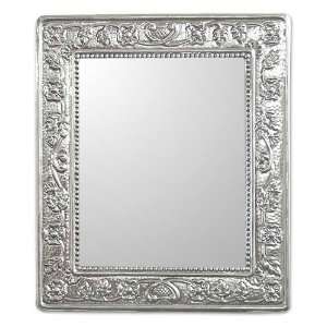  Silver mirror, Reflection of Flowers