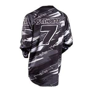   No.7 Syncron Mens Motocross Motorcycle Jersey   Black / 2X Large
