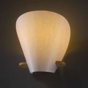  Justice Design Group DOM 8317 Iris Beech Wood Wall Sconce 