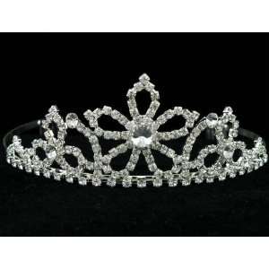  New Bridal Flower Girl Prom Party Crystal Tiara Comb 39 