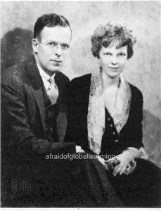 Photo ca 1934 Amelia Earhart & George P. Putnum  