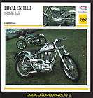1950 ROYAL ENFIELD 150 Bullet Trials MOTORCYCLE CARD