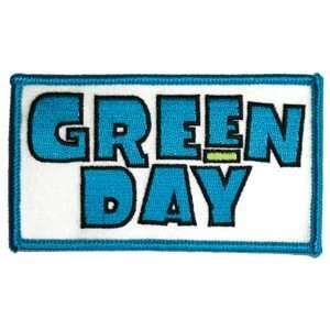   Embroidered Patch GREEN DAY (Blue Block Letter Logo) 