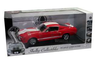 1967 Mustang Shelby GT 500E Eleanor 1/18 Red W/ White  