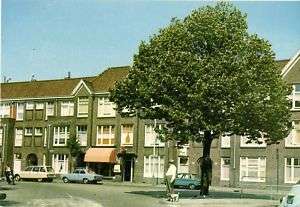 netherlands, DEN HAAG, Cromvlietplein, Car (1970s)  