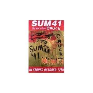  Sum 41   Chuck   Poster 25 X 37 (894) 