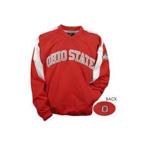 Ohio State Buckeyes Pickoff Pullover Jacket by Majestic  