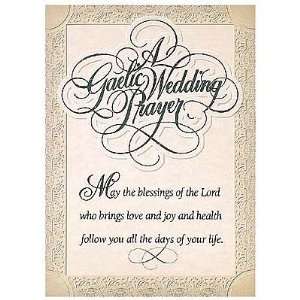  A Gaelic Wedding Prayer Card