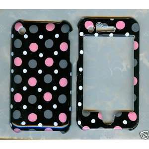  DOTS APPLE IPHONE 3G FACEPLATE SNAP ON COVER HARD CASE 